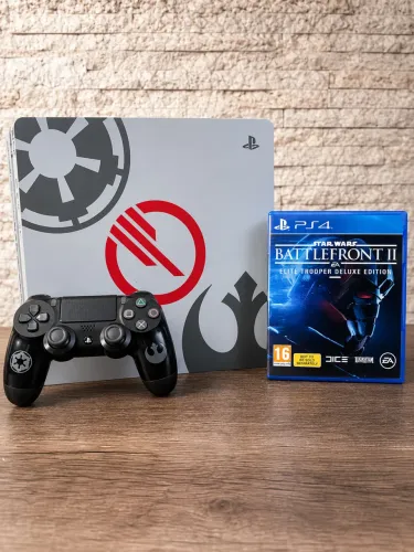 PLAYSTATION 4 SLIM 1TB - EDIÇÃO LIMITADA STAR WARS? (RARÍSSIMO)