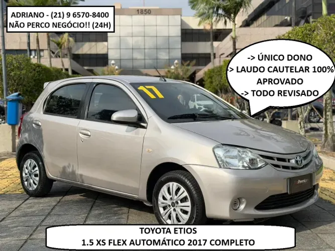 Toyota Etios XS 1.5 Flex 16V 5P Aut. 2017