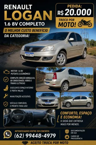 Renault Logan Expression Hi-flex 1.6 8V 4P 2013