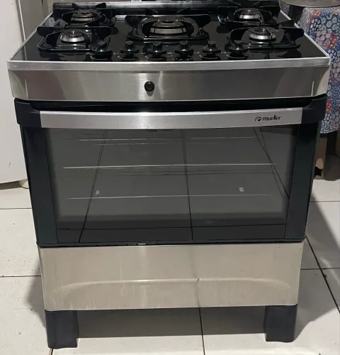 Fogão 5 bocas mesa de vidro Mueller , elétrico!