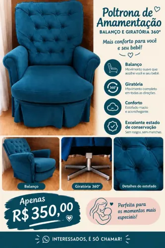 Poltrona de amamentação 
