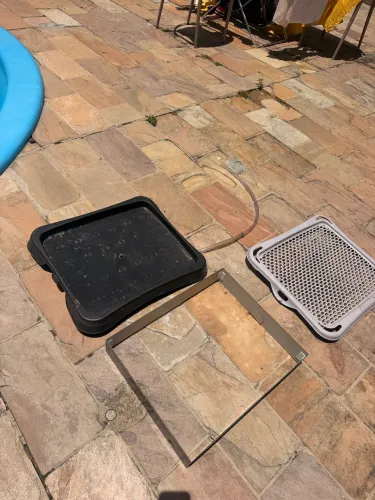 Sanitario Canino Grade Tapete Higienico Xixi Cachorro Cão - Plast Pet