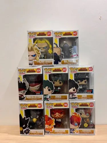 Coleção Funkos de MY HERO ACADEMIA