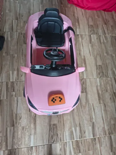 Carro elétrico infantil rosa