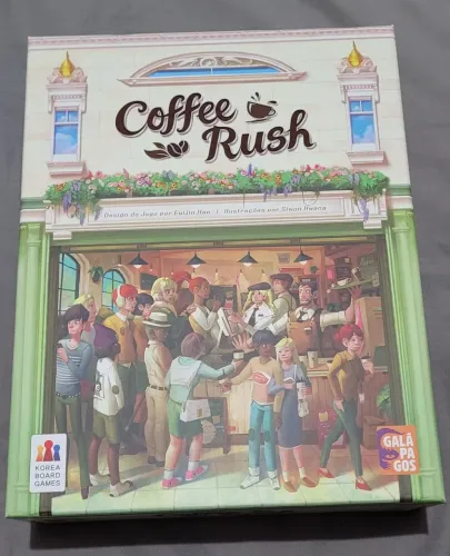 Coffe rush - português em ótimo estado, jogo de tabuleiro