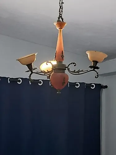 Lustre Pendente Clássico 3 Braços