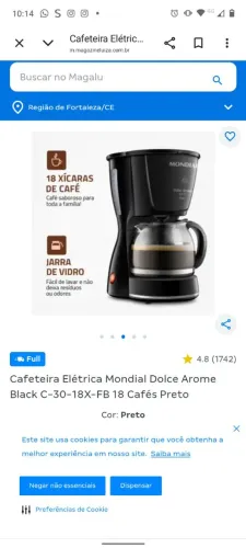 Cafeteira mondial