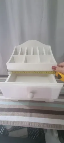 Gaveteiro organizador de maquiagem