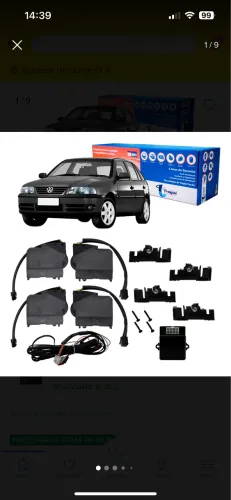 Kit Trava Eletrica Gol G3 G4 4 Portas Tragial Intier Motrol