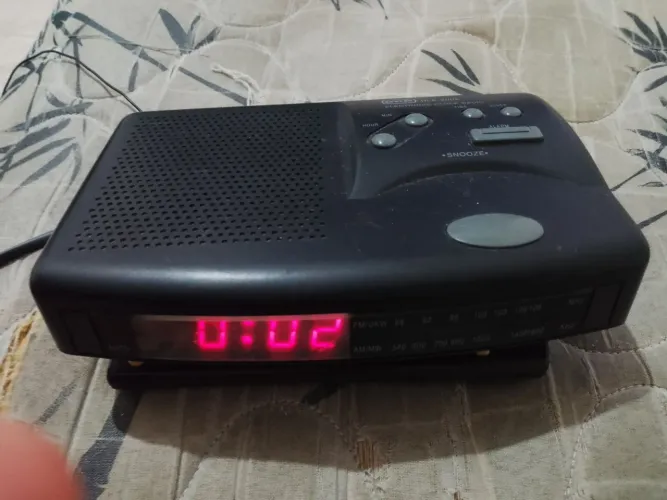 RÁDIO RELÓGIO CCE DLE-200X - FUNCIONANDO