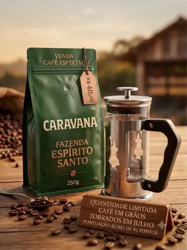 Café Especial Torra Média Artesanal +85 Pontos Fazenda Espírito Santo