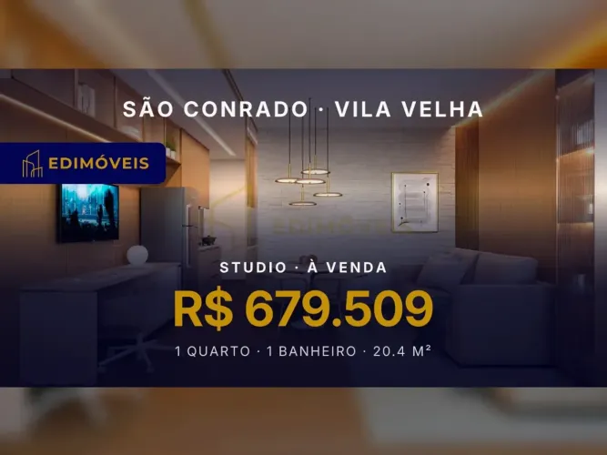 Invista em qualidade de vida: Studio em São Conrado, perto da Praia de Itaparica!