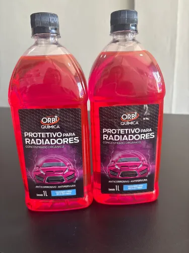Aditivo Radiador Orbi Química 1L Concentrado Orgânico Vermelho