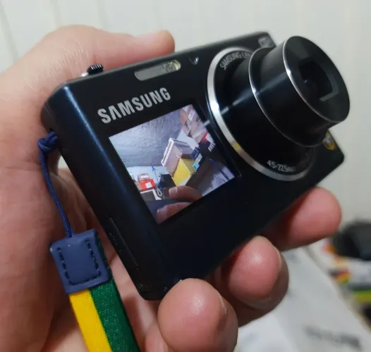 Câmera digital Samsung cyber WI-FI LCD duplo copa do mundo RELIQUIA na caixa completa 