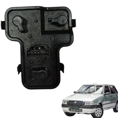 Soquete Circuito Lanterna Direita Fiat Uno Mille 2005 / 2006 Preto