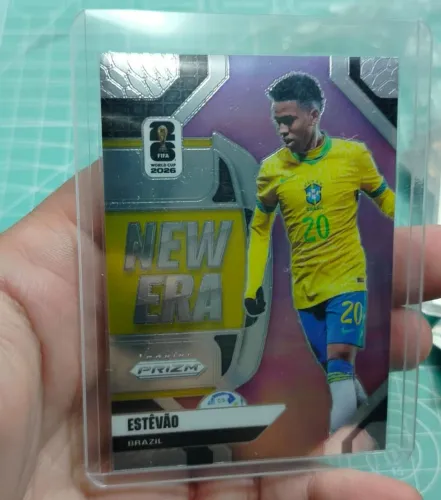Card Estevão - New Era - Panini Prizm WC 2026