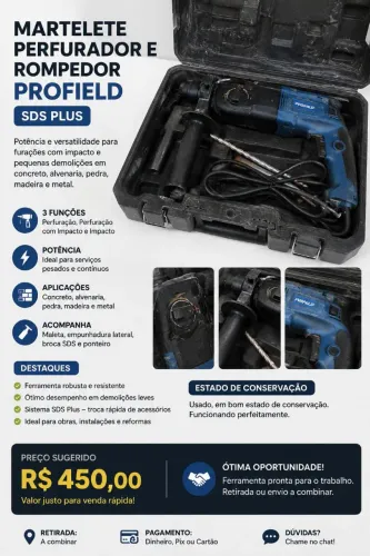 Furadeira de impacto Profield
