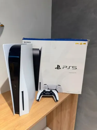 Ps5 Fat com leitor de disco, com caixa
