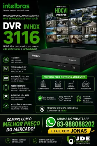 DVR IMHDX 3116 COM IA