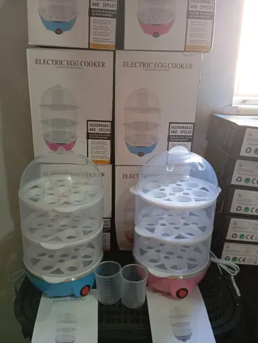 Cozedor Elétrico Multifuncional De Ovo Milho Com Tripla Camada 220v - EGG COOKER