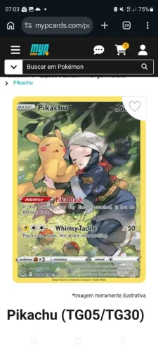 Cartas avulsas TCG