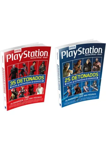 Revista Almanaque PlayStation de Detonados, Estratégias e Segredos - Volumes 1 e 2