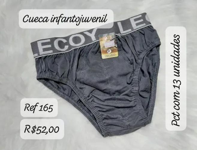 Cueca masculina de cotton infantil -PREÇO DE REVENDA