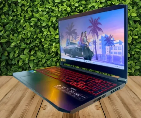 NOTEBOOK ACER GAMER NITRO 5 - I5, 11° - 8GB RAM - 256GB SSD + 500GB HD - P. VÍDEO RTX 3050