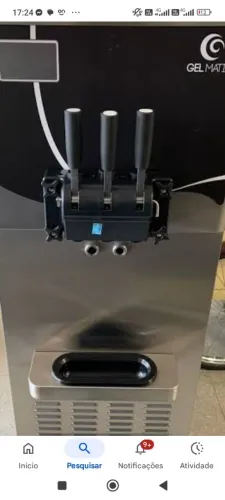 Compro máquina de sorvete gelmatic com defeito 
