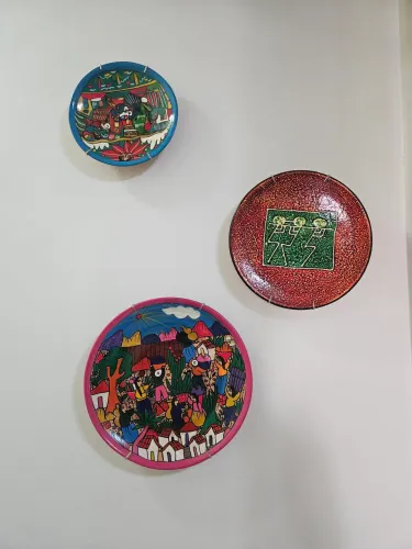 Jogo de pratos decorativos Mexicanos