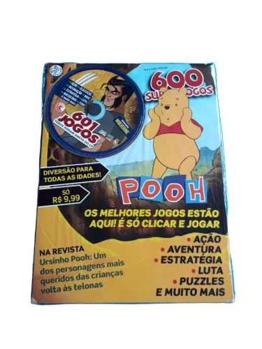 cd de jogos infantis pooh diversos jogos direto do cd lacrado l40