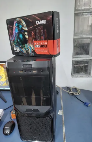 Cpu - Pc Gamer i5 4440 Ssd 240 Ram 16Gb Rx 560 4Gb Muito Conservado 100%