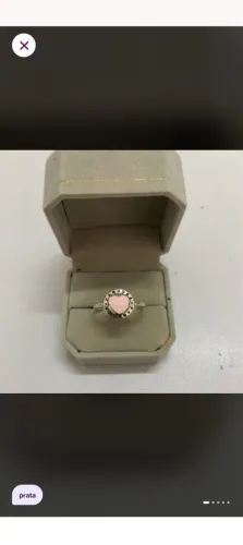 Anel prata Pandora 925 tamanho 22