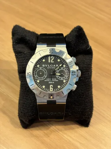 BVLGARI DIAGONO SCUBA CHRONOGRAPH - REF. SCB 38 S