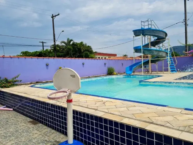casa em itanhaém com 4 dormitórios, 2 piscinas e toboágua oportunidade imperdivel c/renda