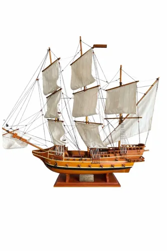 Navio Decorativo Vintage - Peça Elegante para Sala ou Escritório