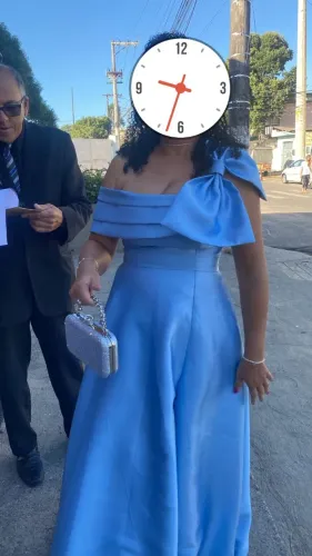 vestido madrinha (azul serenit)
