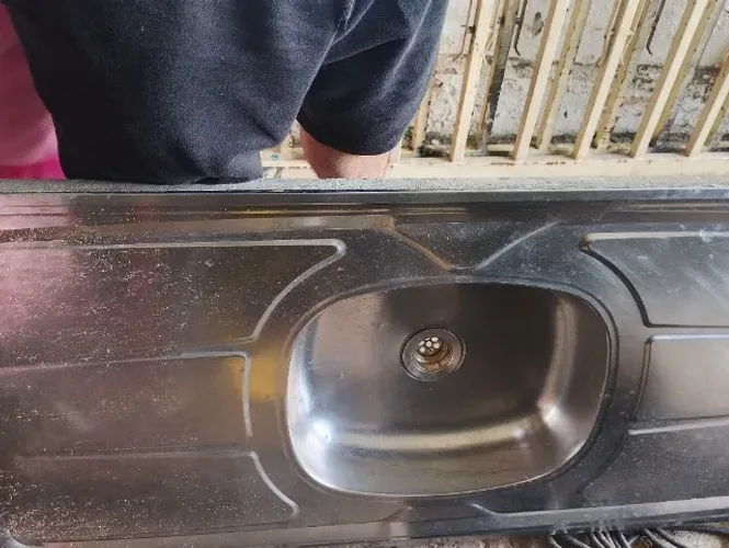 Pia de inox 1.20
