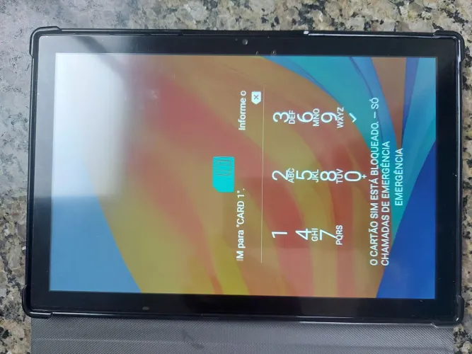 Tablet Easytech E1035 12GB RAM + 256GB 4G LTE - 10,1" - Com Capa Usado