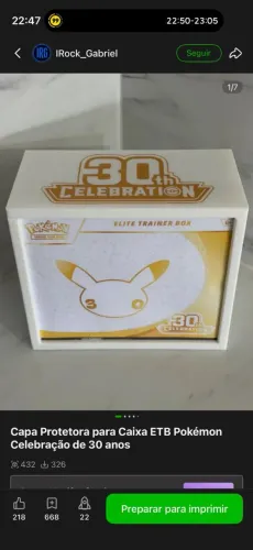 Etb inglês 30 anos pokemon tcg
