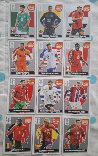 FIGURINHAS LEGENDS COPA 2026 - PRATA | KIT 12 FIGURAS