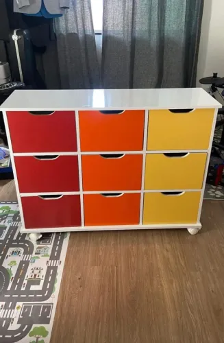 Organizador infantil 9 gavetas
