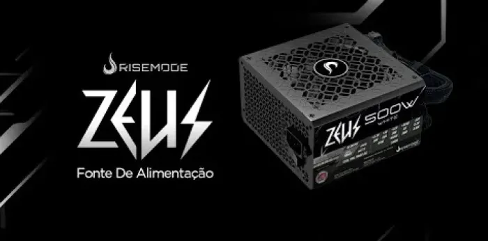 FONTE 500W RISE MODE ZEUS 80 PLUS