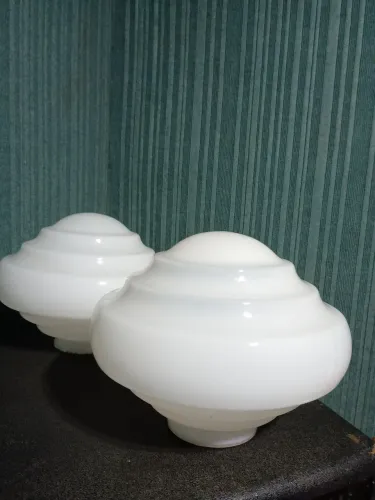 Lustre de vidro redondo