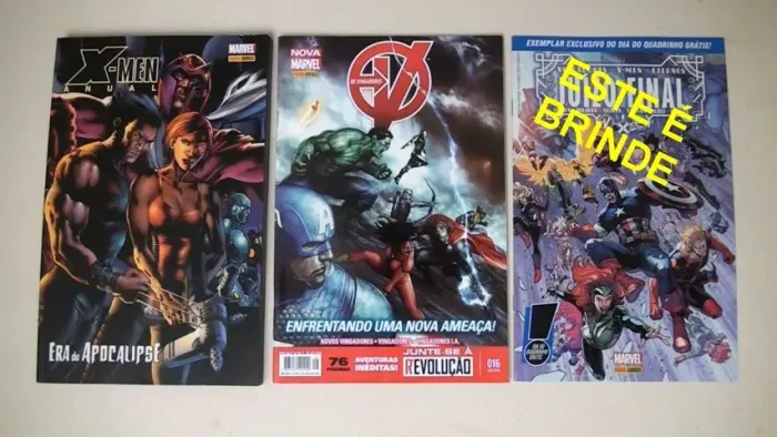 X-Men Anual Nº1 - 2006, Os Vingadores Nº16 - 2015 e Brinde: Juízo Final 2022 - Panini