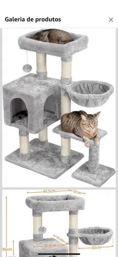 Arranhador de gato Árvore de gato playground para gatos Torre de gato 