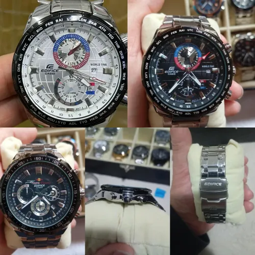 Relógio Casio edifício, 1 linha,todos os ponteiros funcional
