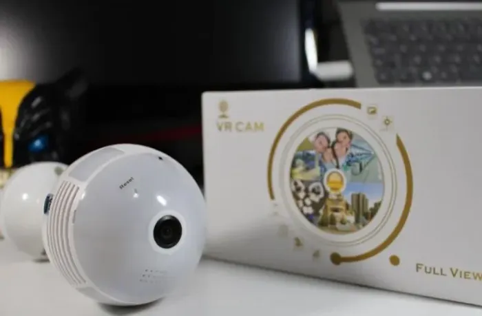 Câmera Lâmpada Wi-Fi, 360 Original (grava). App V380