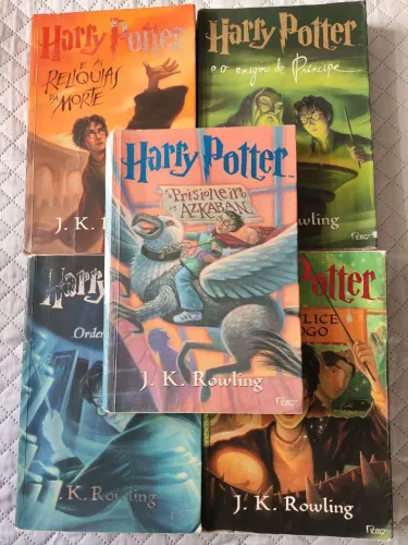 Série Harry Potter 5 Livros