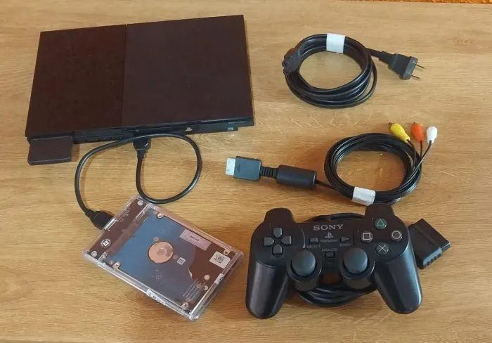 Playstation 2 Slim + Hd 500gb com 320 Jogos!!!